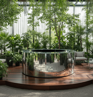 Balcão em Ilha espelhado R$2.500,00